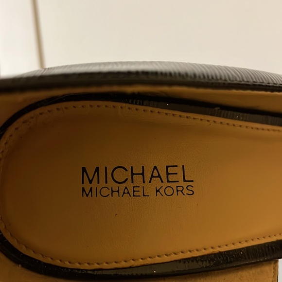 NWOT MICHAEL KORS NATHALIE FLEX HIGH HEEL PUMP POINTY TOE DRESS BLACK PATENT - Picture 6 of 7